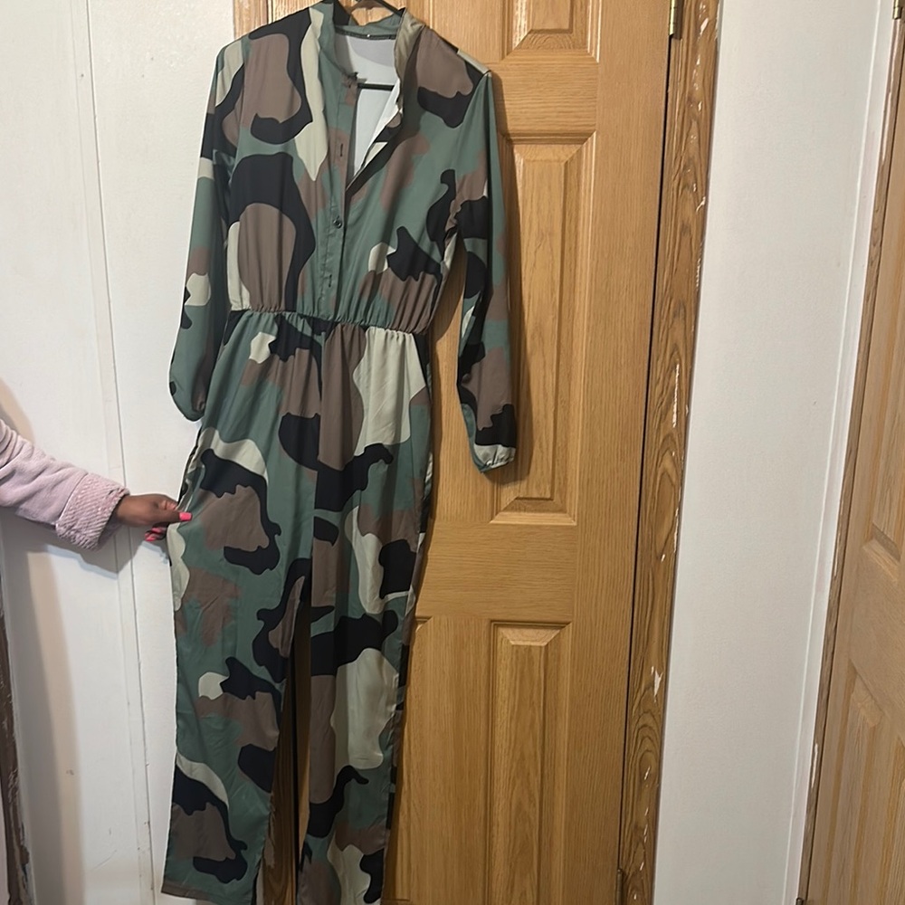 Camouflage Jumpsuit